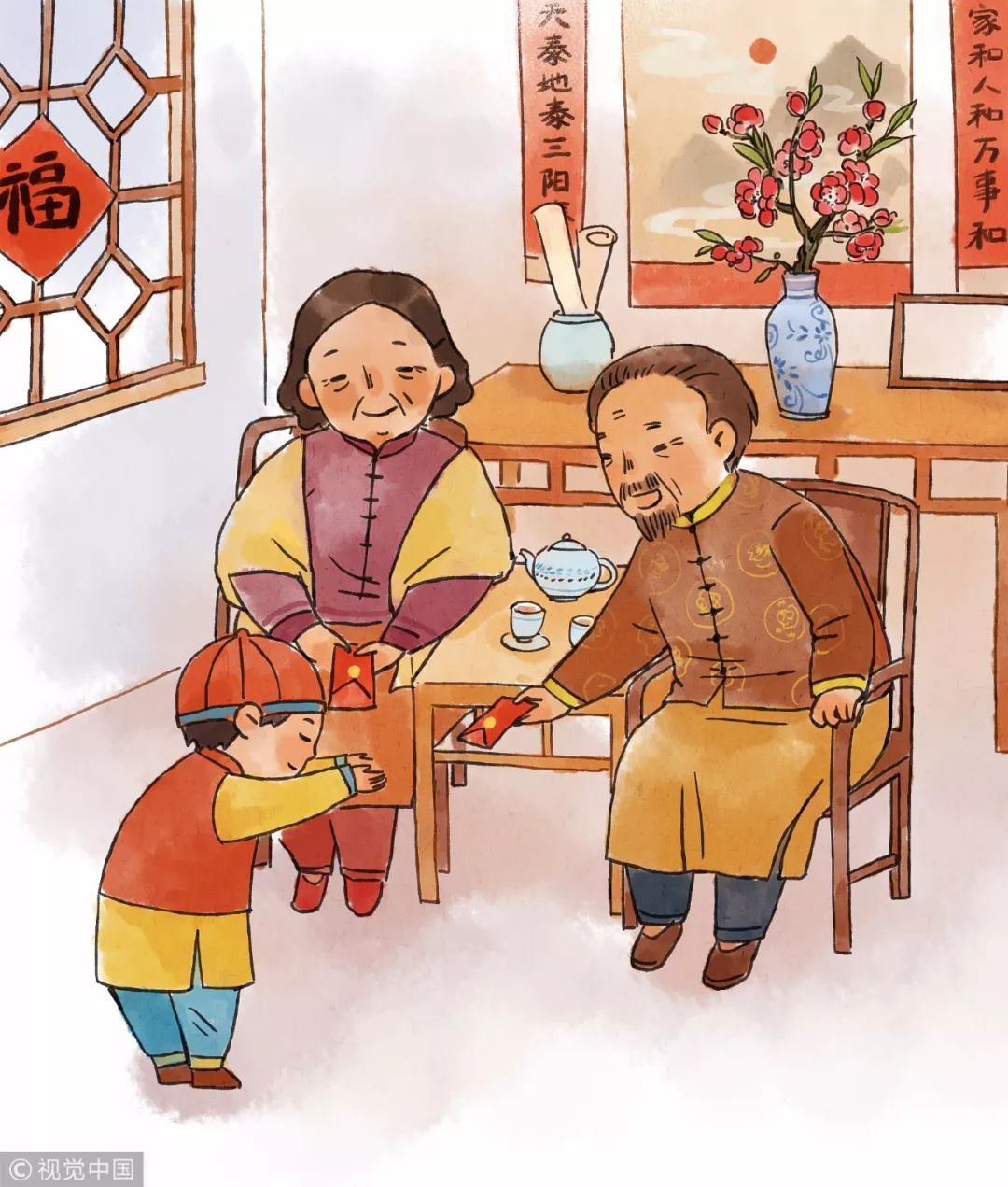 关于春节的画简笔,关于春节的图片简笔,关于家乡春节的画(第2页)_大山谷图库